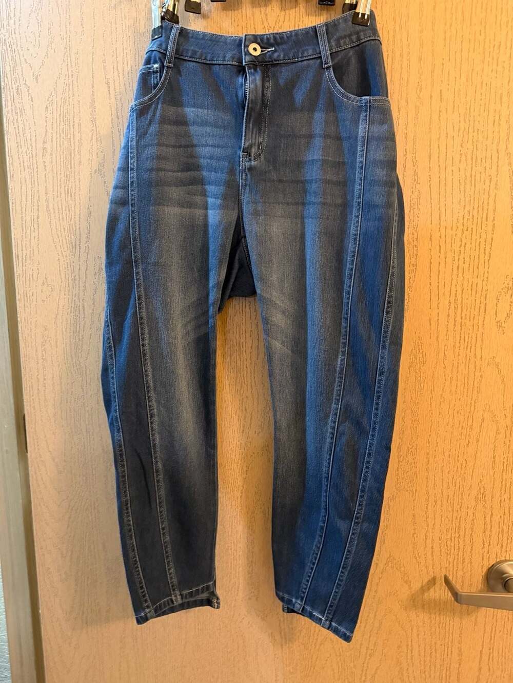 Halara Petite Seamed Denim Jeans Large